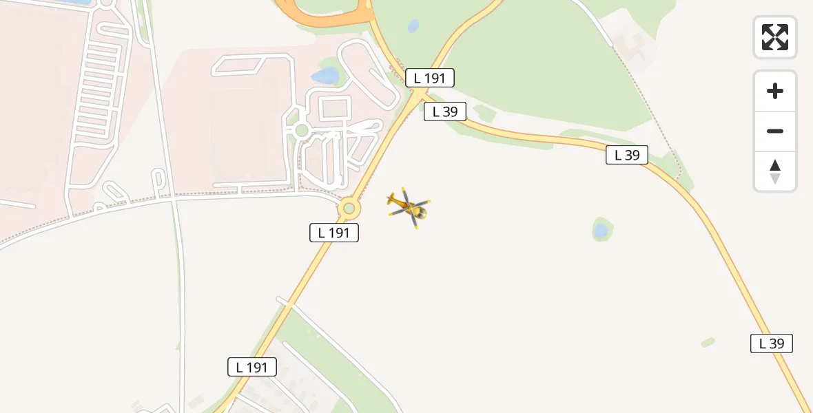 Flugroute Ambulanzhubschrauber Dummerstorf - Dummerstorf, 08 Februar 2026, 07:49