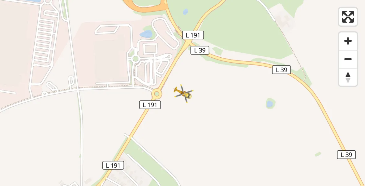 Flugroute Ambulanzhubschrauber Dummerstorf - Dummerstorf, 08 Februar 2026, 07:49