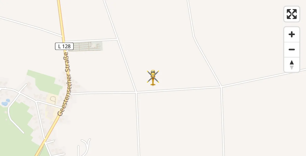 Flugroute Ambulanzhubschrauber Geestland - Geestland, 08 Februar 2026, 08:28