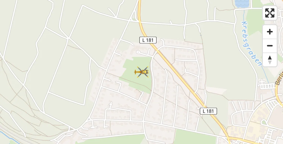 Flugroute Rettungshubschrauber Villingen-Schwenningen - Villingen-Schwenningen, 08 Februar 2026, 09:03