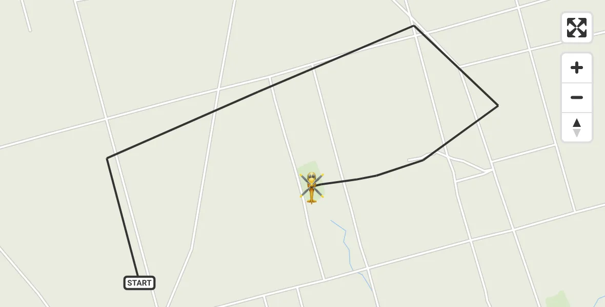 Flugroute Rettungshubschrauber Werdau - Werdau, 09 Februar 2026, 17:01