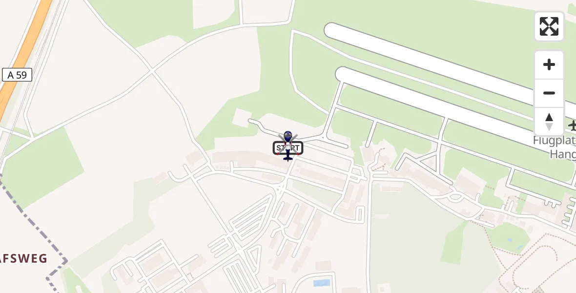 Flugroute Polizeihubschrauber Sankt Augustin - Sankt Augustin, 10 Februar 2026, 02:54