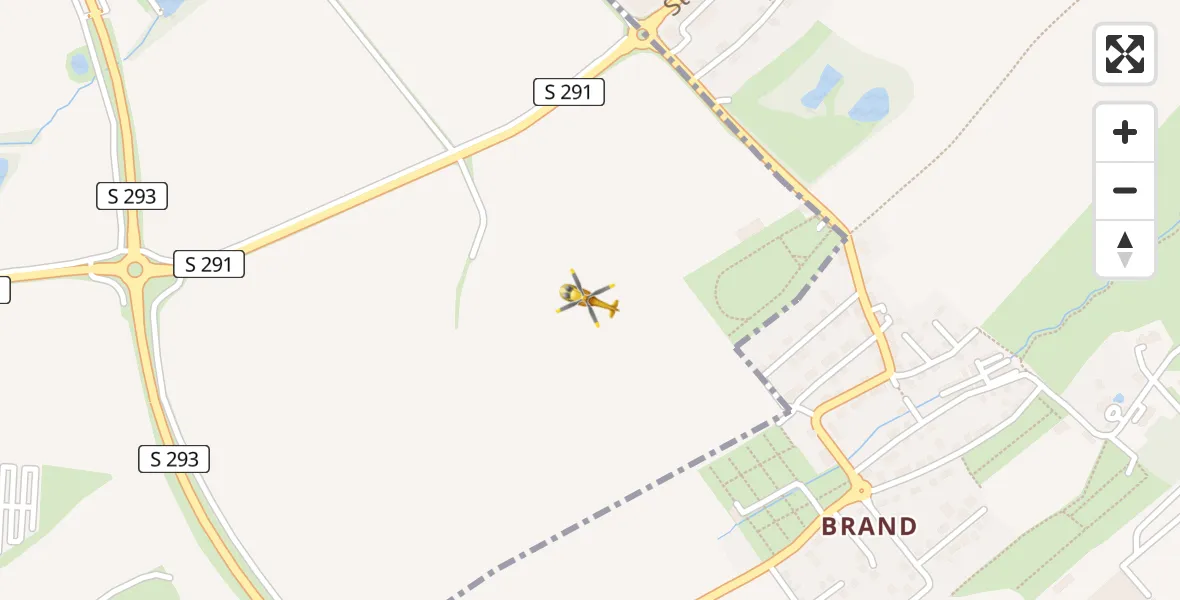 Routekaart van de vlucht: Rettungshubschrauber nach Zwickau