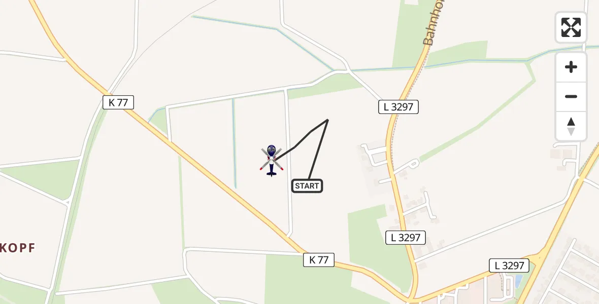 Flugroute Polizeihubschrauber Berndorf - Berndorf, 10 Februar 2026, 10:43