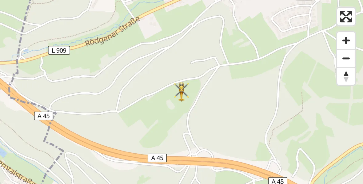 Flugroute Rettungshubschrauber Obersdorf - Obersdorf, 13 Februar 2026, 08:32