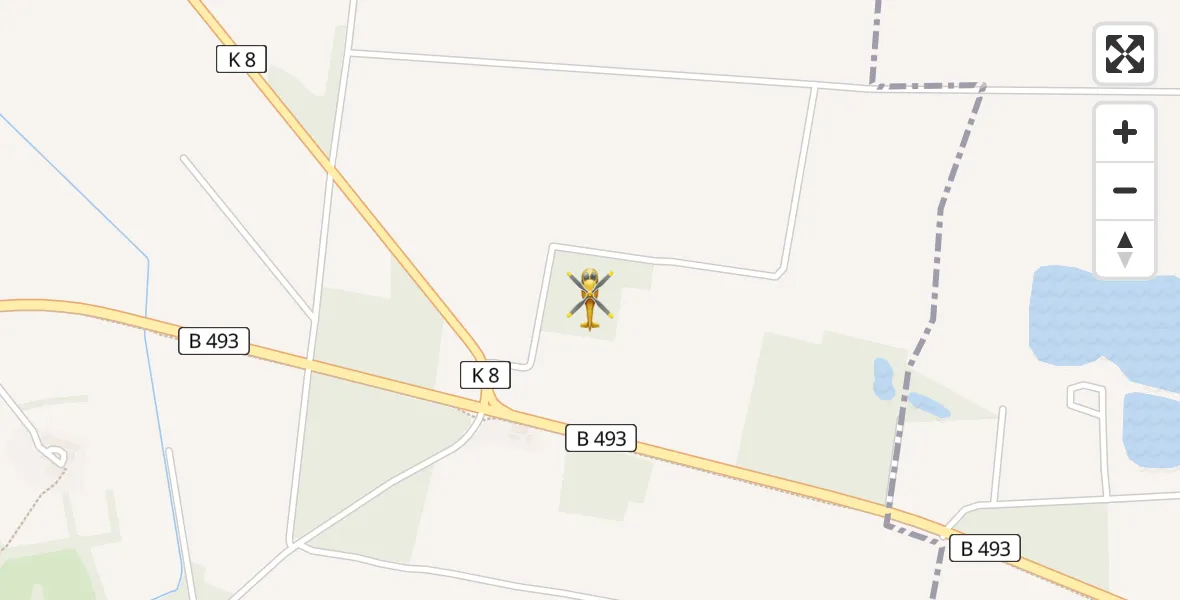 Flugroute Rettungshubschrauber Müggenburg - Müggenburg, 15 Februar 2026, 12:20