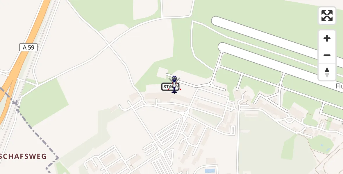 Flugroute Polizeihubschrauber Sankt Augustin - Sankt Augustin, 17 Februar 2026, 08:21