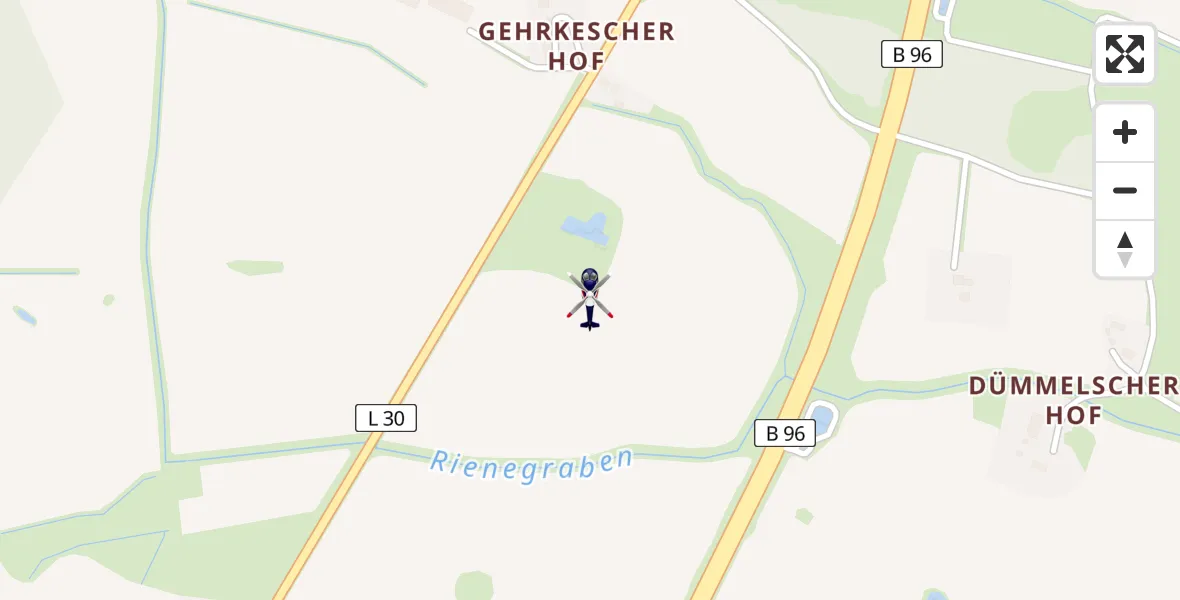 Flugroute Polizeihubschrauber Sundhagen - Sundhagen, 17 Februar 2026, 10:14