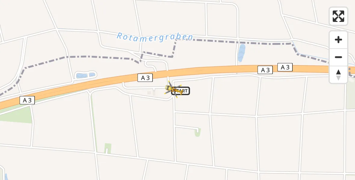 Flugroute Rettungshubschrauber Mainstockheim - Mainstockheim, 18 Februar 2026, 13:30