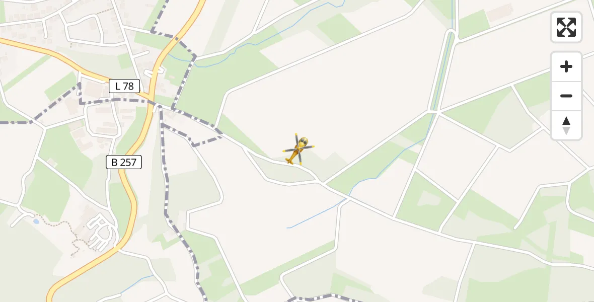 Routekaart van de vlucht: Ambulanzhubschrauber nach Grafschaft