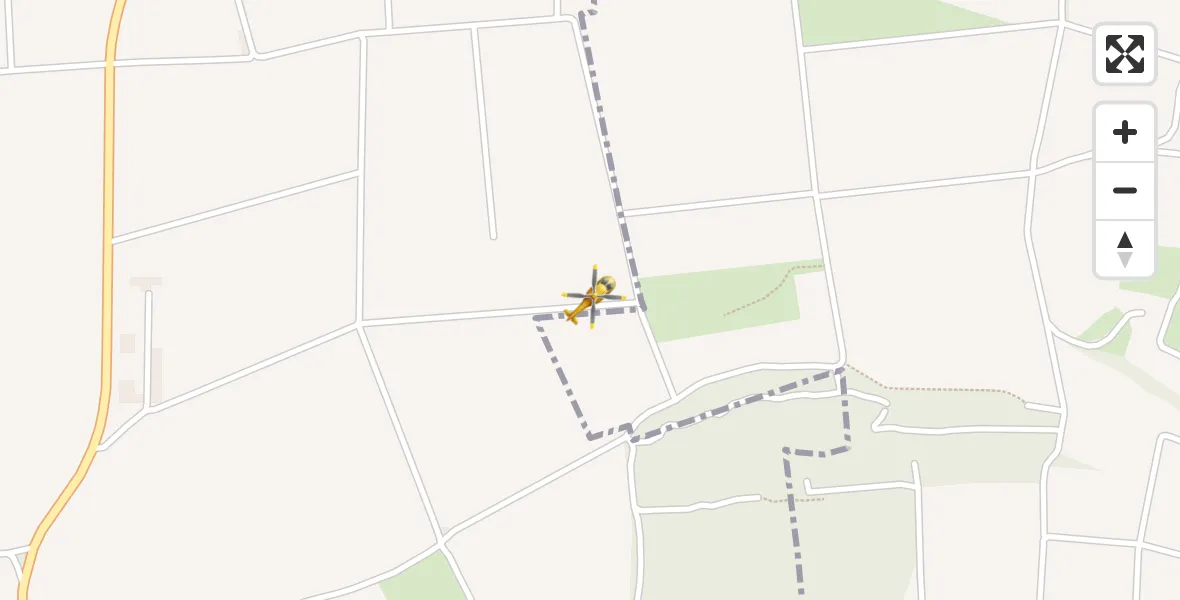 Routekaart van de vlucht: Rettungshubschrauber nach Hitzhofen