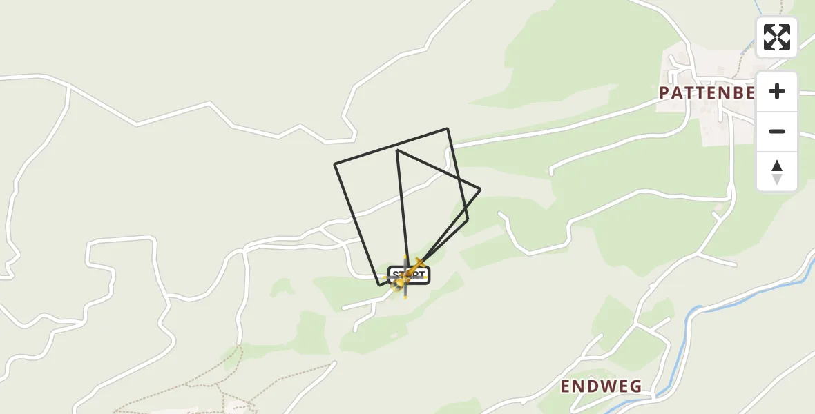 Flugroute Rettungshubschrauber Bergen - Bergen, 23 Februar 2026, 12:55