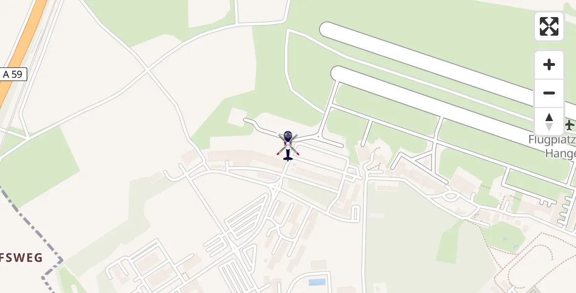 Flugroute Polizeihubschrauber Sankt Augustin - Sankt Augustin, 23 Februar 2026, 13:35