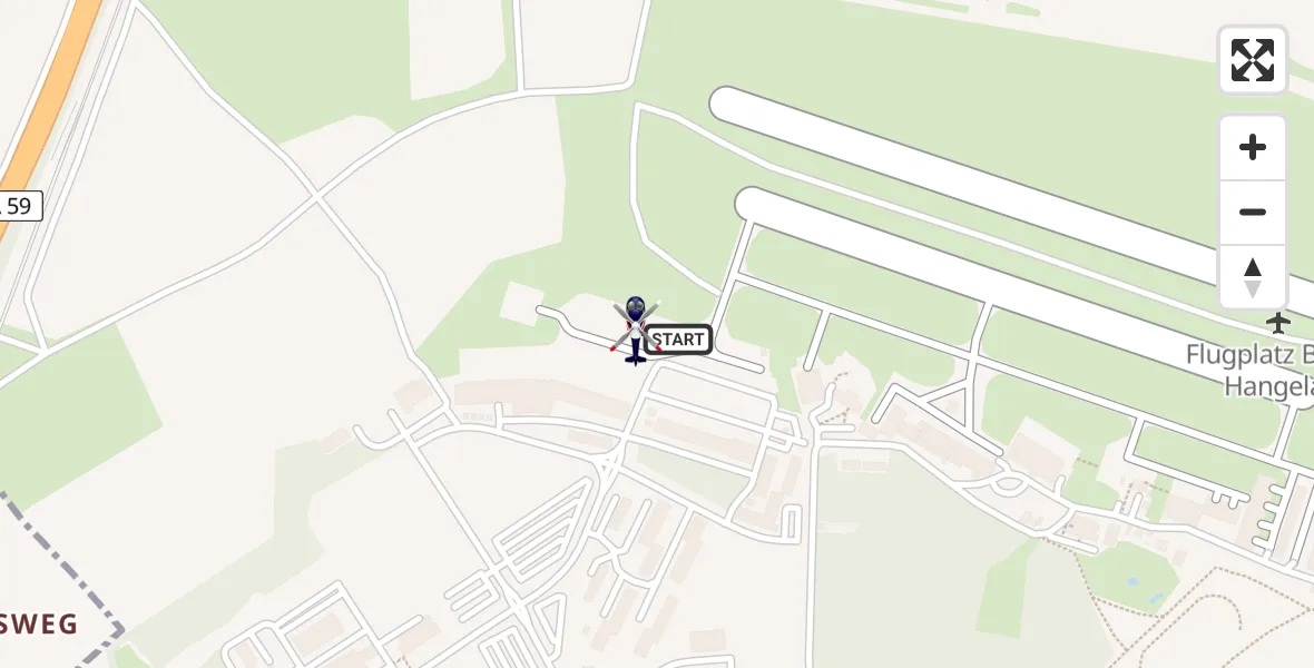 Flugroute Polizeihubschrauber Sankt Augustin - Sankt Augustin, 23 Februar 2026, 19:41
