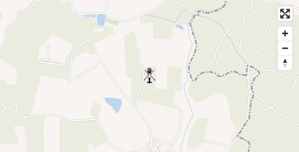 Flugroute Polizeihubschrauber Forndorf - Forndorf, 23 Februar 2026, 20:20