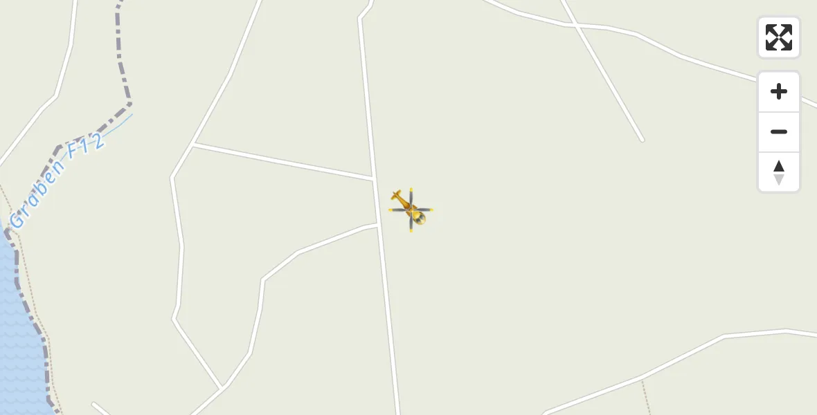 Flugroute Rettungshubschrauber Densow - Densow, 24 Februar 2026, 11:51
