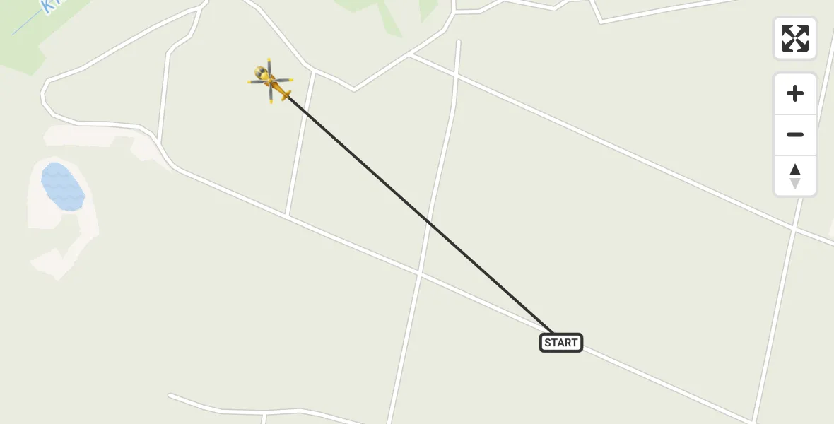 Routekaart van de vlucht: Rettungshubschrauber nach Gandenitz, Alt-Plachter Weg