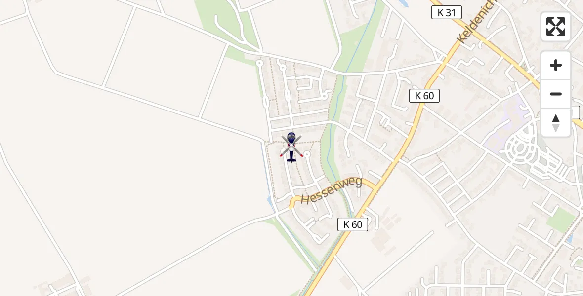 Routekaart van de vlucht: Polizeihubschrauber nach Wesseling, Marie-Juchacz-Straße