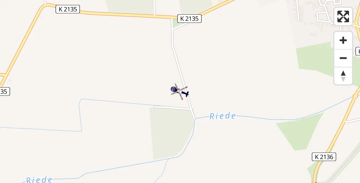 Flugroute Polizeihubschrauber Landsberg - Landsberg, 25 Februar 2026, 21:18