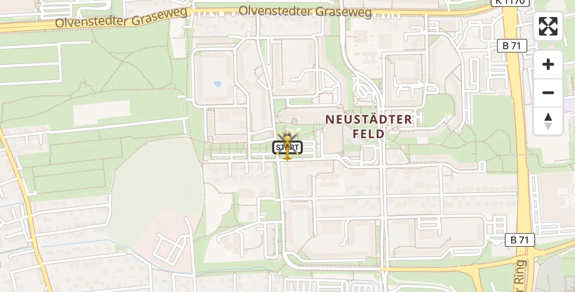 Flugroute Rettungshubschrauber Magdeburg - Magdeburg, 26 Februar 2026, 08:25