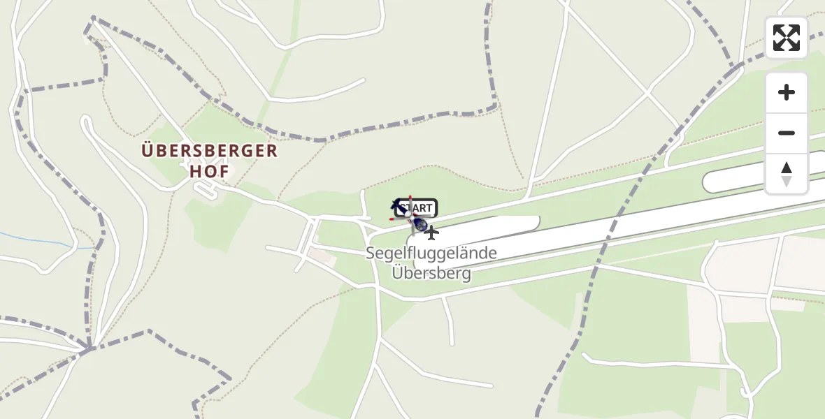 Flugroute Polizeihubschrauber Pfullingen - Pfullingen, 26 Februar 2026, 10:48