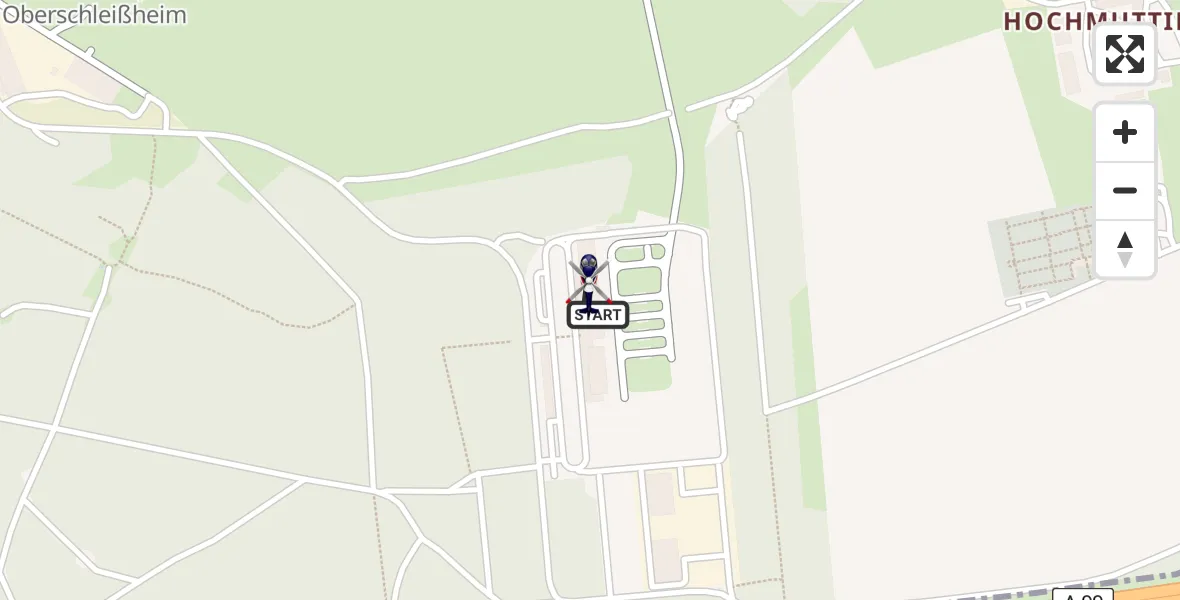 Flugroute Polizeihubschrauber Oberschleißheim - Oberschleißheim, 26 Februar 2026, 13:52