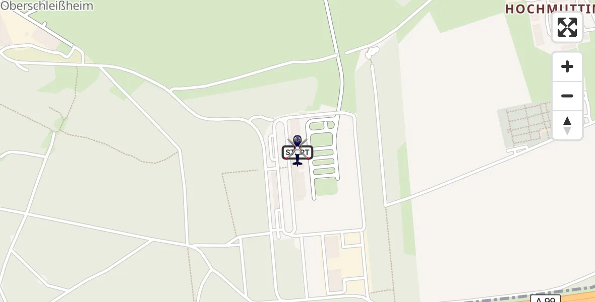 Flugroute Polizeihubschrauber Oberschleißheim - Oberschleißheim, 26 Februar 2026, 14:01