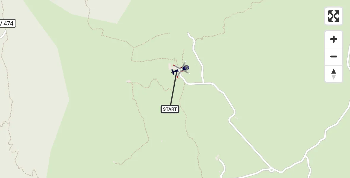 Routekaart van de vlucht: Polizeihubschrauber nach Schneizlreuth, Wartsteinband