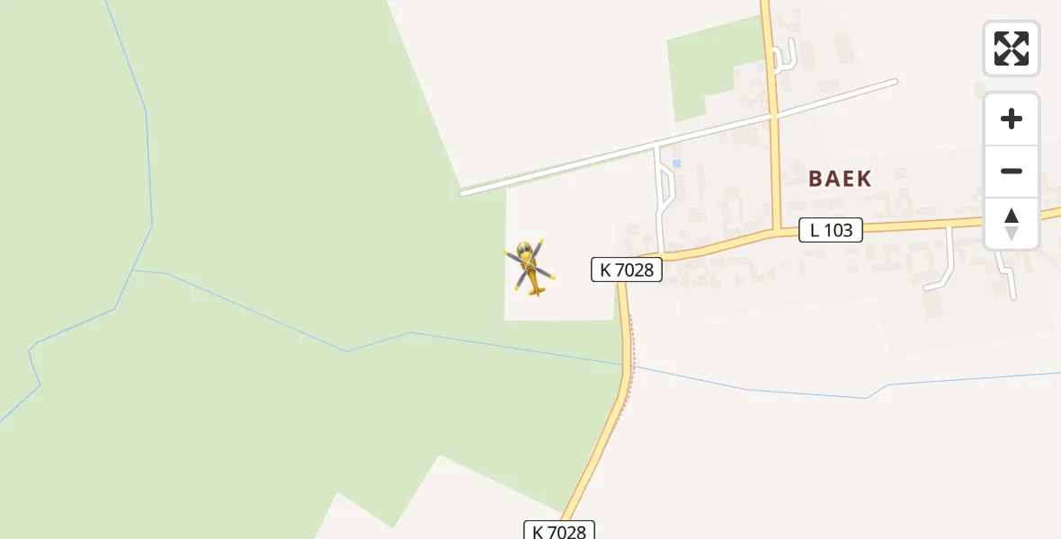 Flugroute Rettungshubschrauber Groß Pankow (Prignitz) - Groß Pankow (Prignitz), 27 Februar 2026, 11:30