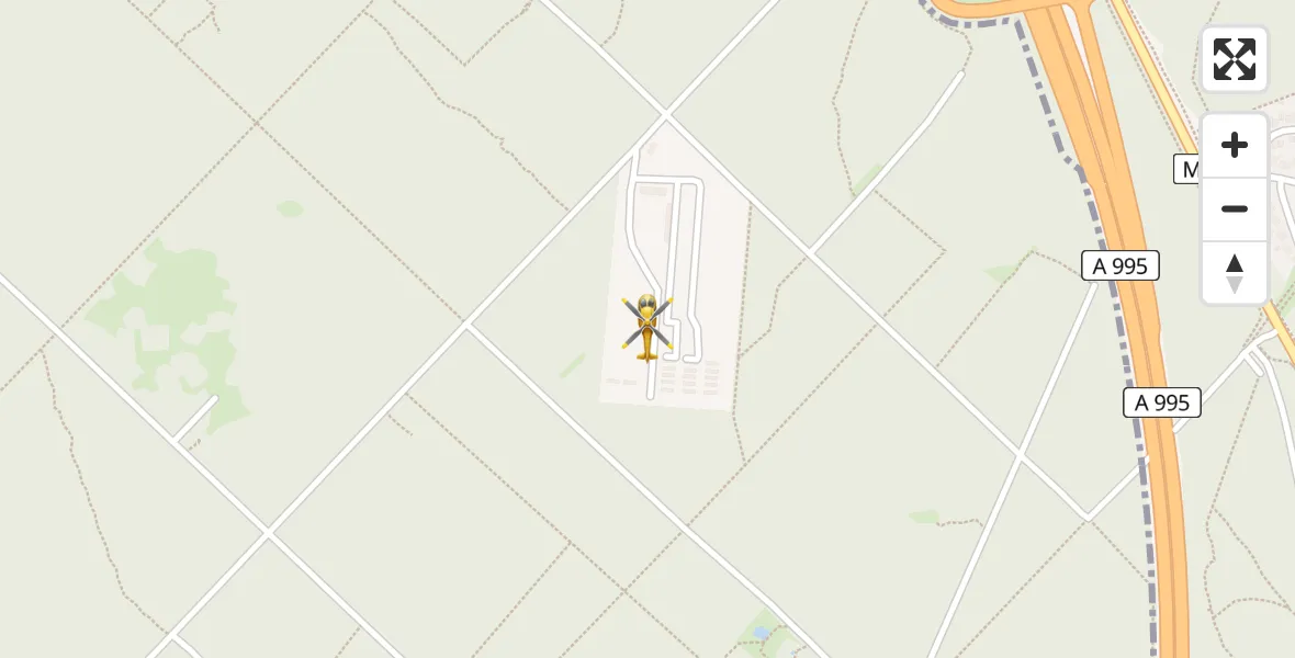 Flugroute Rettungshubschrauber Perlacher Forst - Perlacher Forst, 27 Februar 2026, 16:42