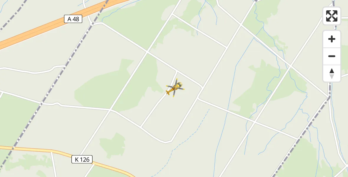 Routekaart van de vlucht: Rettungshubschrauber nach Wirges, K 126