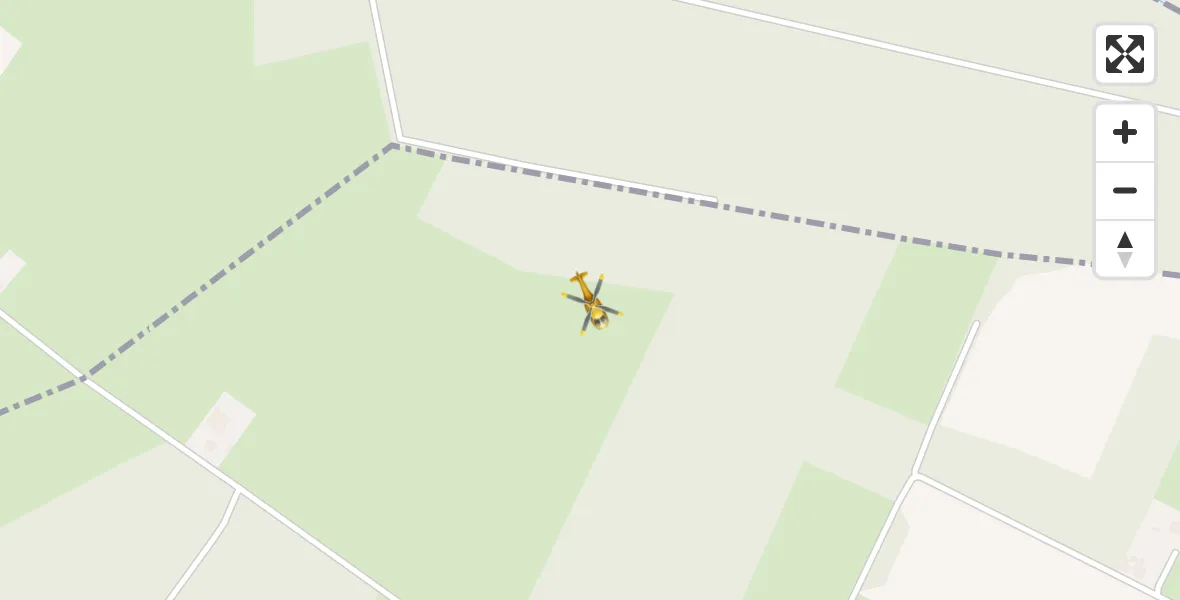 Flugroute Rettungshubschrauber Lübberstedt - Lübberstedt, 28 Februar 2026, 08:48