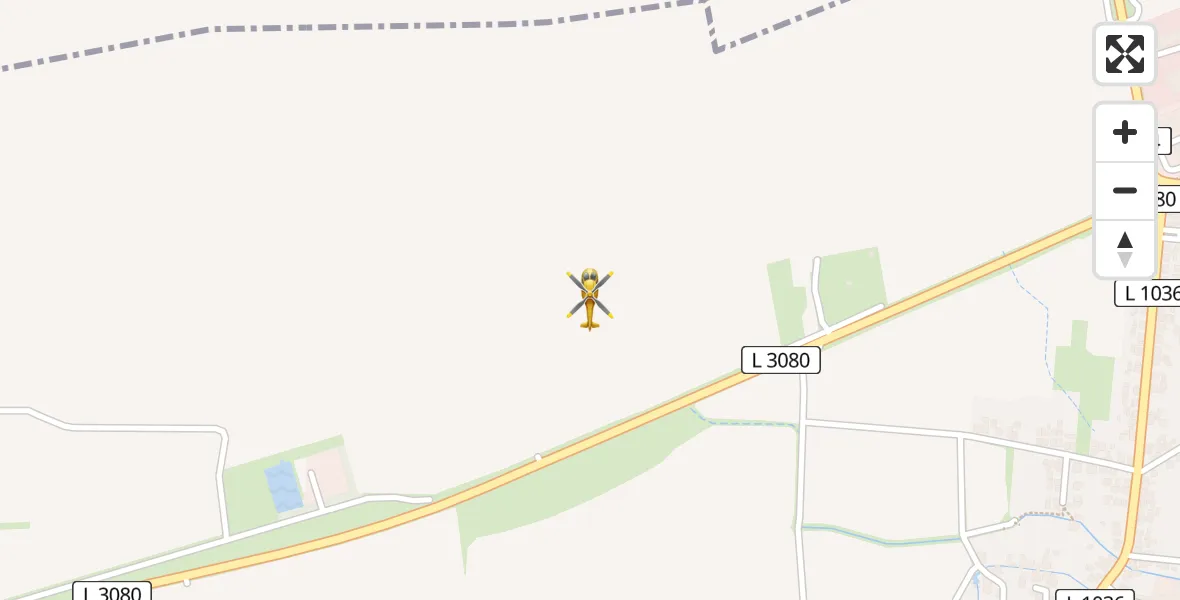 Flugroute Rettungshubschrauber Werther - Werther, 28 Februar 2026, 09:54