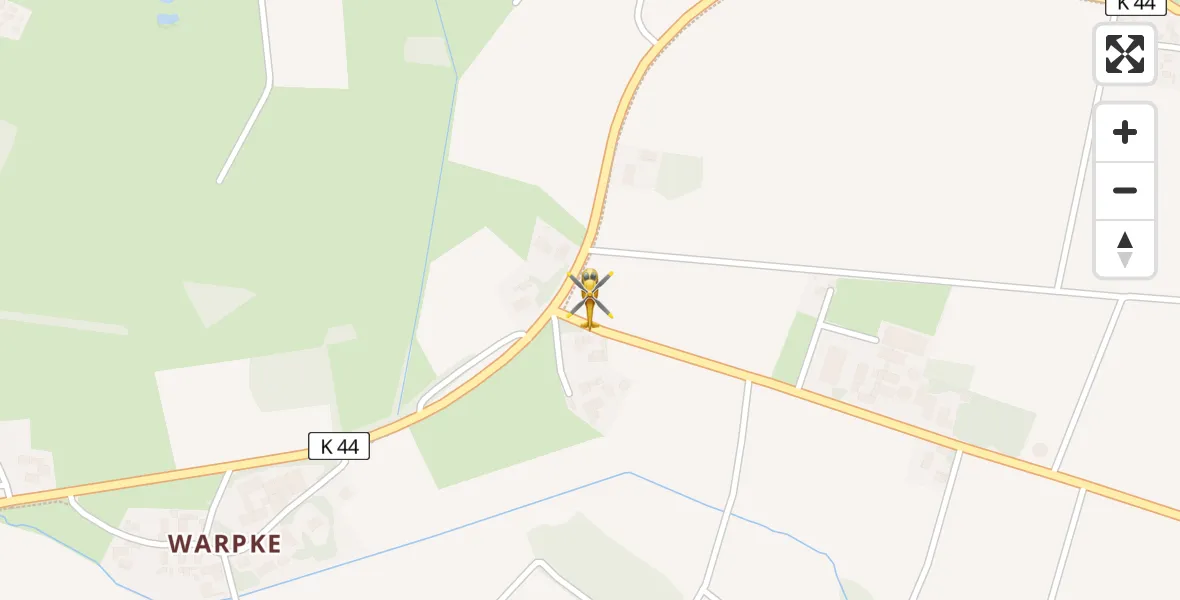 Flugroute Rettungshubschrauber Billerbeck - Billerbeck, 28 Februar 2026, 14:31