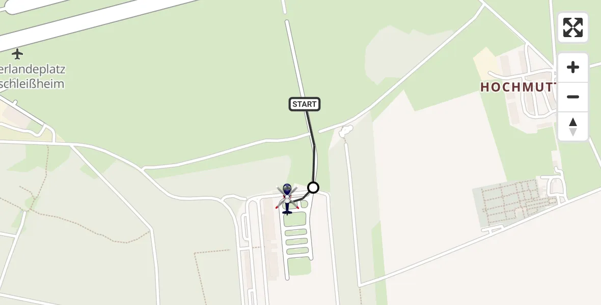 Flugroute Polizeihubschrauber Oberschleissheim Heliport - Oberschleißheim, 01 März 2026, 02:19