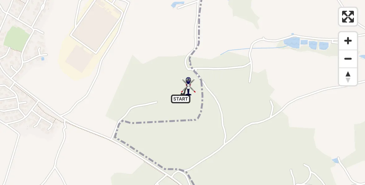 Flugroute Polizeihubschrauber Parkstein - Parkstein, 03 März 2026, 08:33