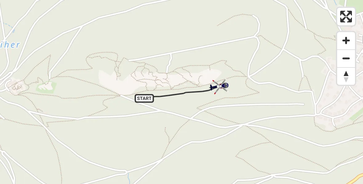 Routekaart van de vlucht: Polizeihubschrauber nach Baden-Baden, Unterer Felsenweg