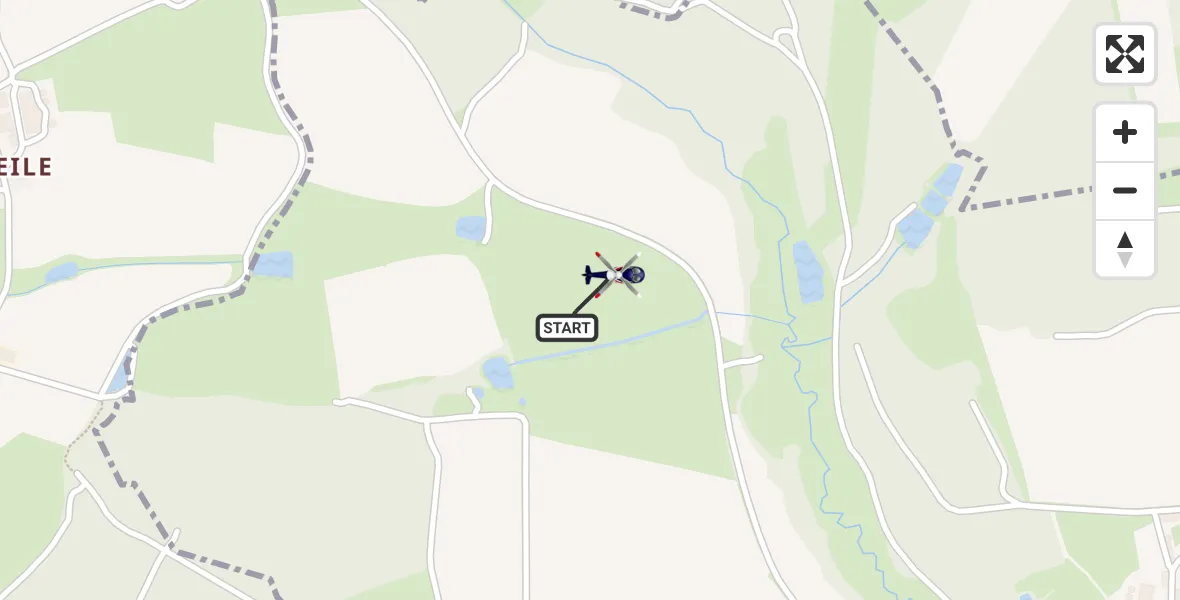Flugroute Polizeihubschrauber Meerbodenreuth - Meerbodenreuth, 03 März 2026, 10:34