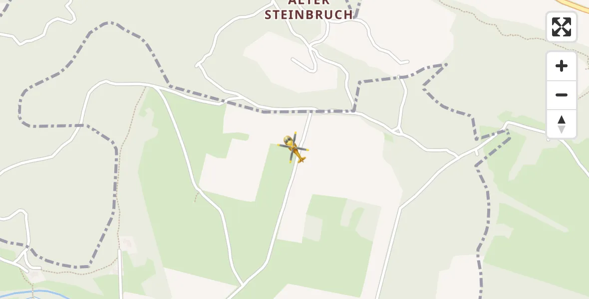 Flugroute Rettungshubschrauber Woffleben - Woffleben, 03 März 2026, 16:49