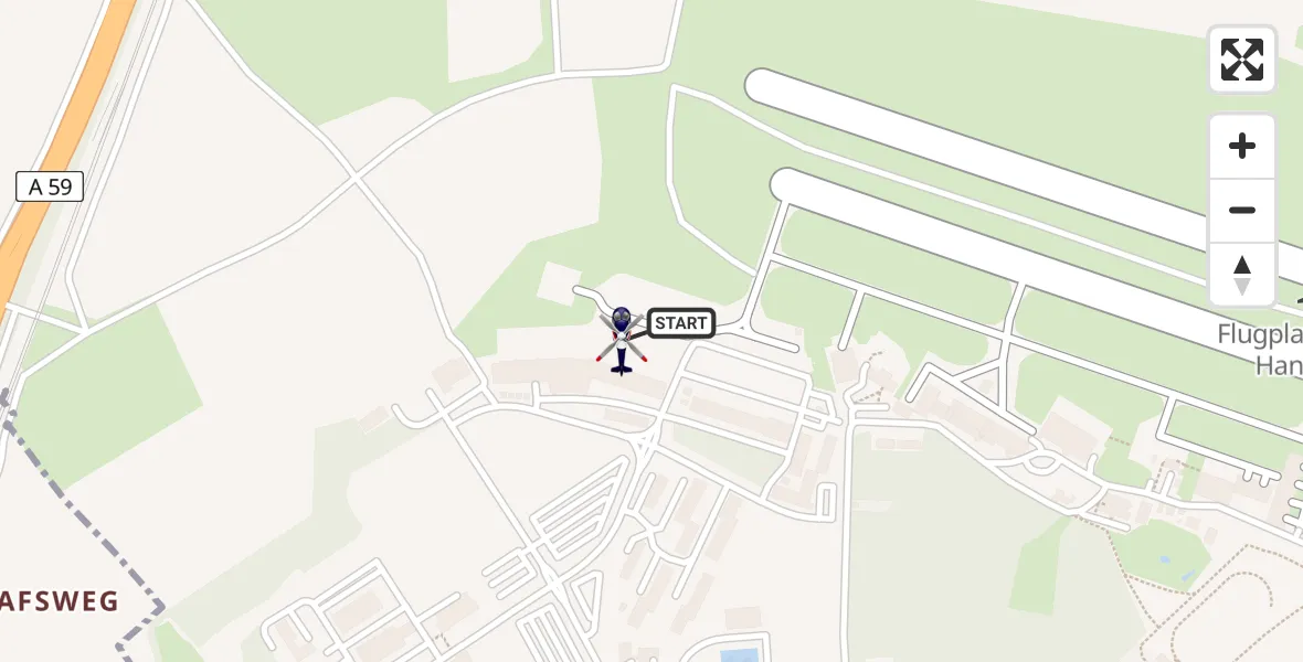 Flugroute Polizeihubschrauber Sankt Augustin - Sankt Augustin, 04 März 2026, 07:56