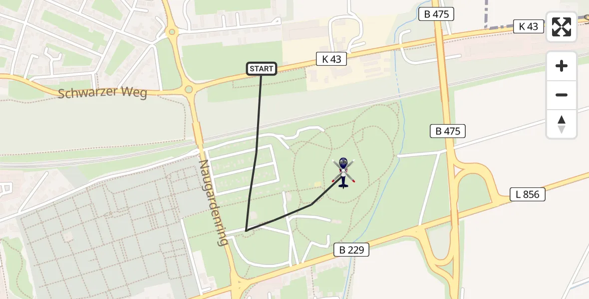 Flugroute Polizeihubschrauber Soest - Soest, 04 März 2026, 16:20