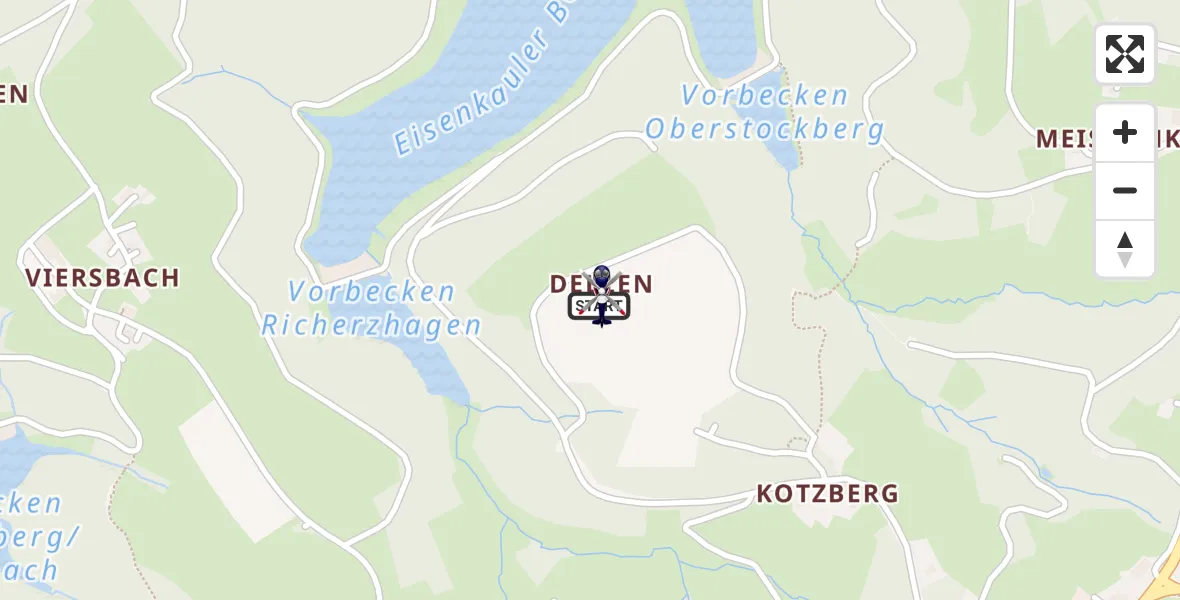 Flugroute Polizeihubschrauber Weiden - Weiden, 04 März 2026, 18:57