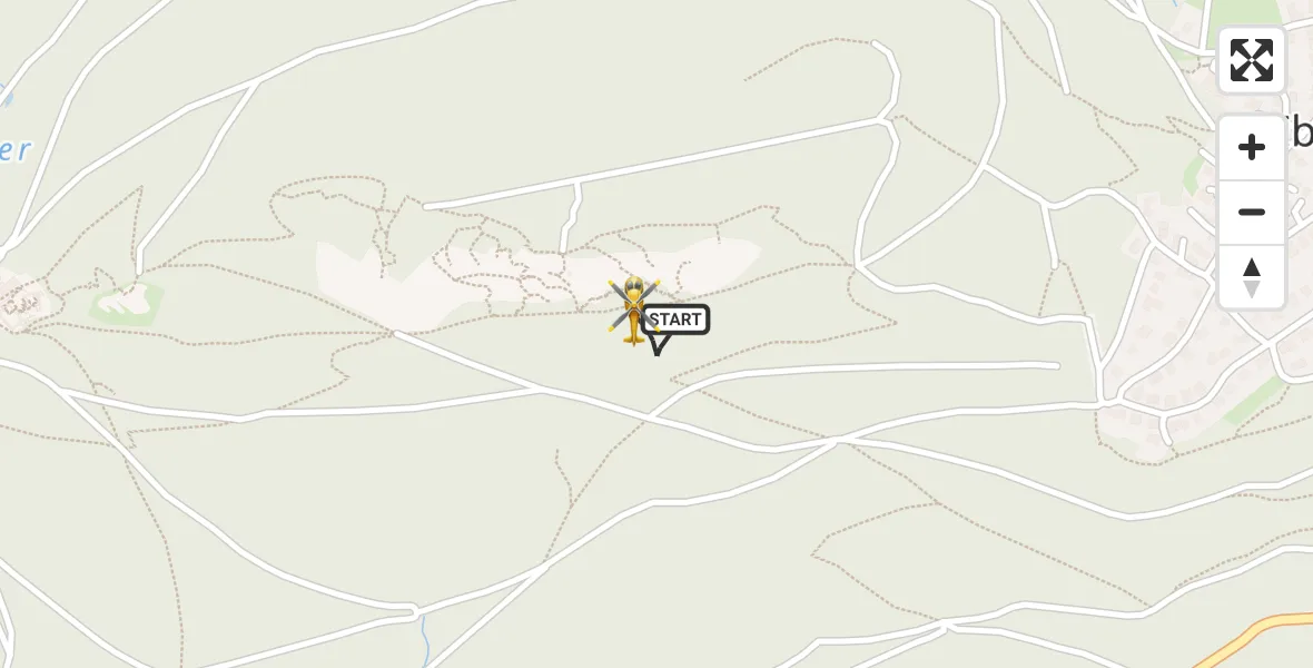 Flugroute Rettungshubschrauber Baden-Baden - Baden-Baden, 05 März 2026, 16:58