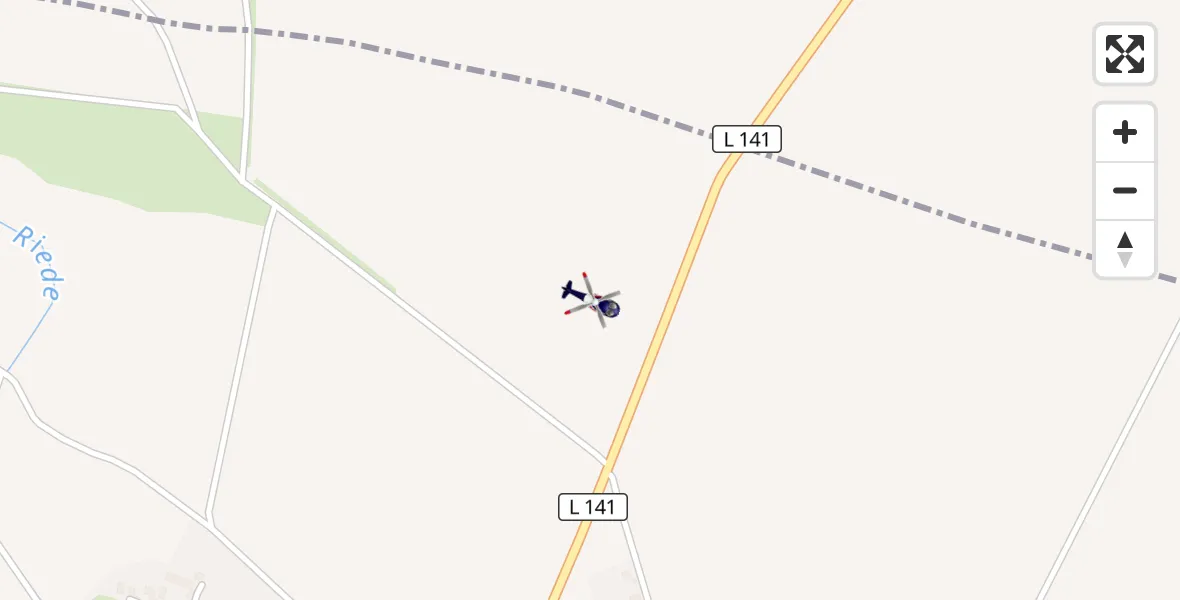 Flugroute Polizeihubschrauber Landsberg - Landsberg, 06 März 2026, 05:16