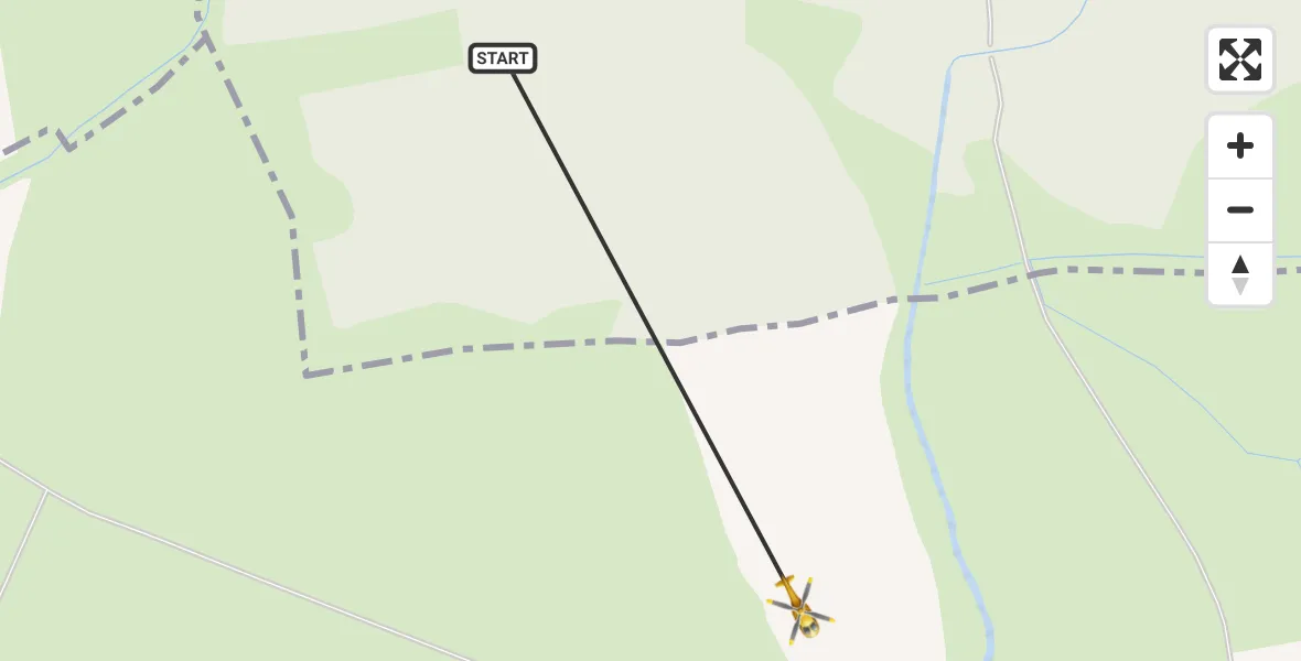 Flugroute Rettungshubschrauber Jederitz - Wulkau, 07 März 2026, 08:42