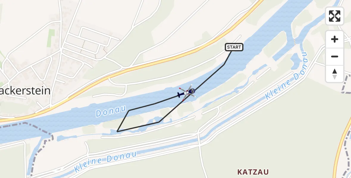 Flugroute Polizeihubschrauber Wackerstein - Wackerstein, 07 März 2026, 12:28