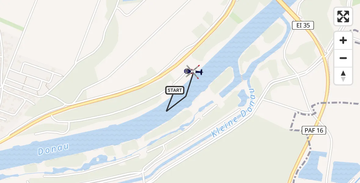 Flugroute Polizeihubschrauber Wackerstein - Wackerstein, 07 März 2026, 12:57
