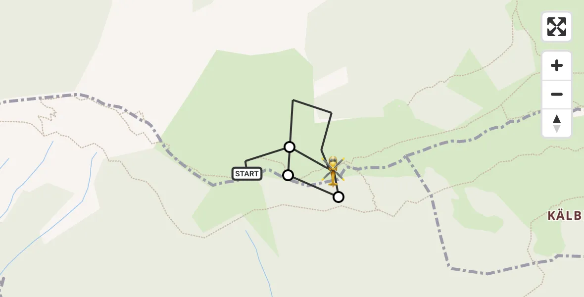 Routekaart van de vlucht: Rettungshubschrauber nach Saulgrub