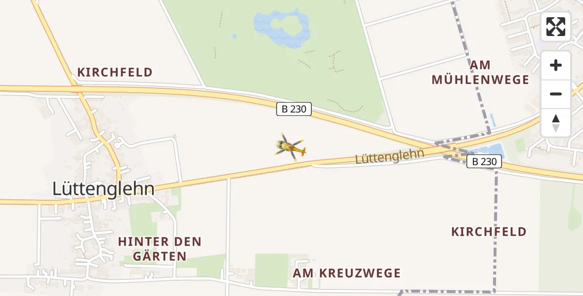 Flugroute Rettungshubschrauber Glehn - Glehn, 07 März 2026, 23:18