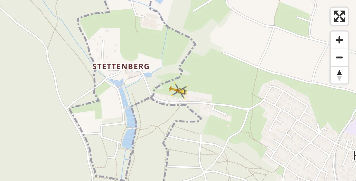 Flugroute Rettungshubschrauber Heroldsberg - Heroldsberg, 08 März 2026, 16:05